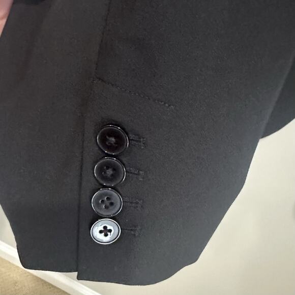 Liz Claiborne Women's Blazer Jacket Size 24 Black Business Career Staple NWT - Picture 3 of 6